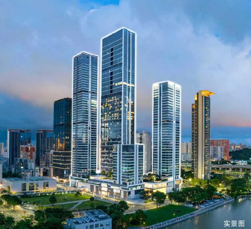 鵬瑞珠澳灣夜景實景